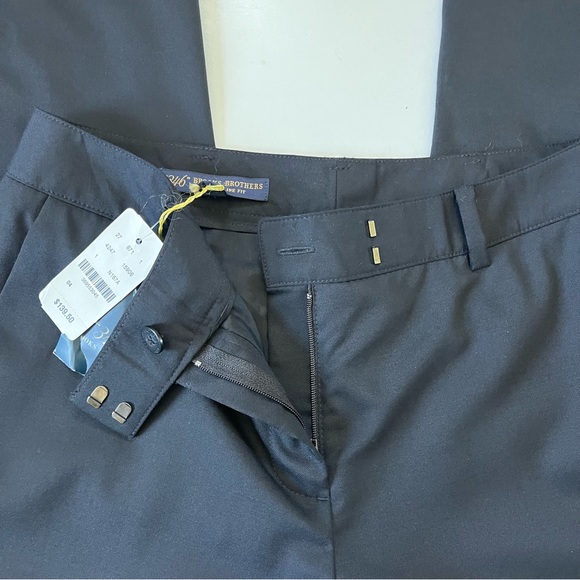 Brooks Brothers NWT Caroline Fit Wool Trouser Pants Black 4P - Picture 6 of 8